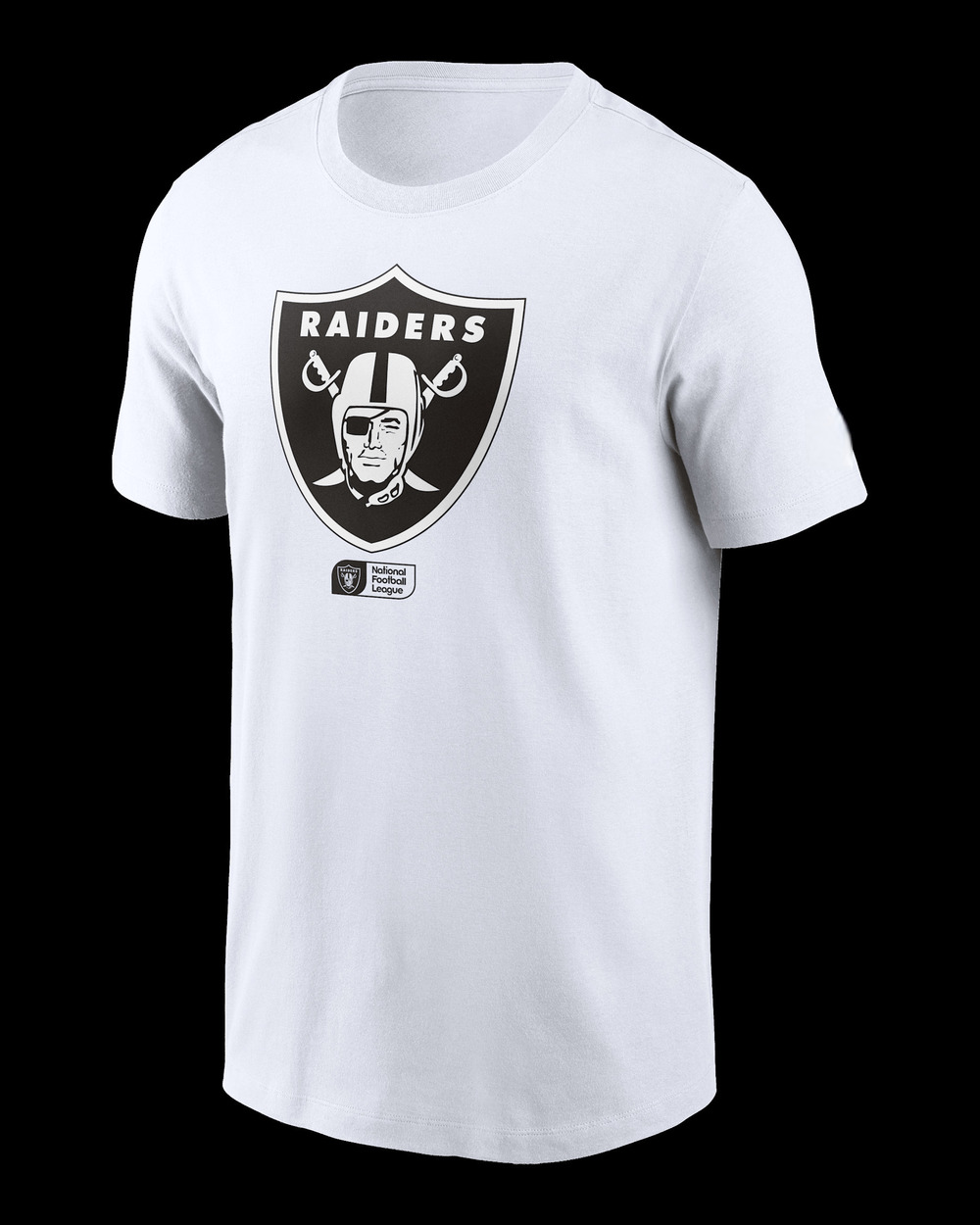 Las Vegas Raiders Faded White Tee